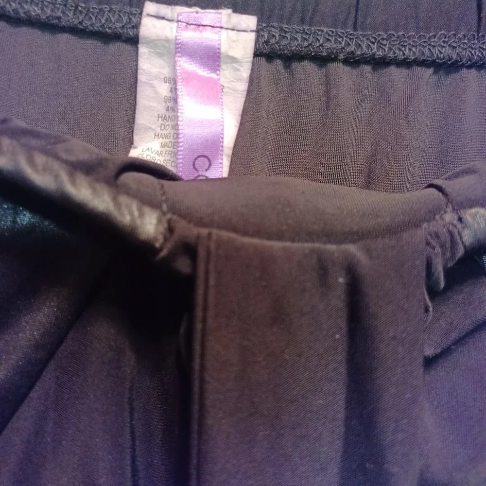 Cameo Black Mixed Media Dressy Jumpsuit Size 1X - Picture 7 of 13